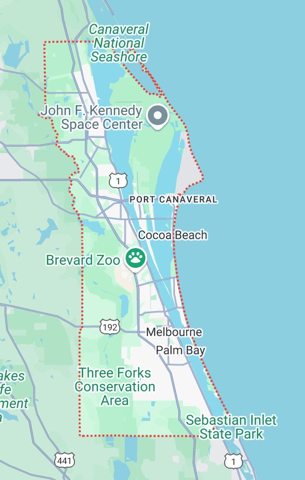 brevard county map