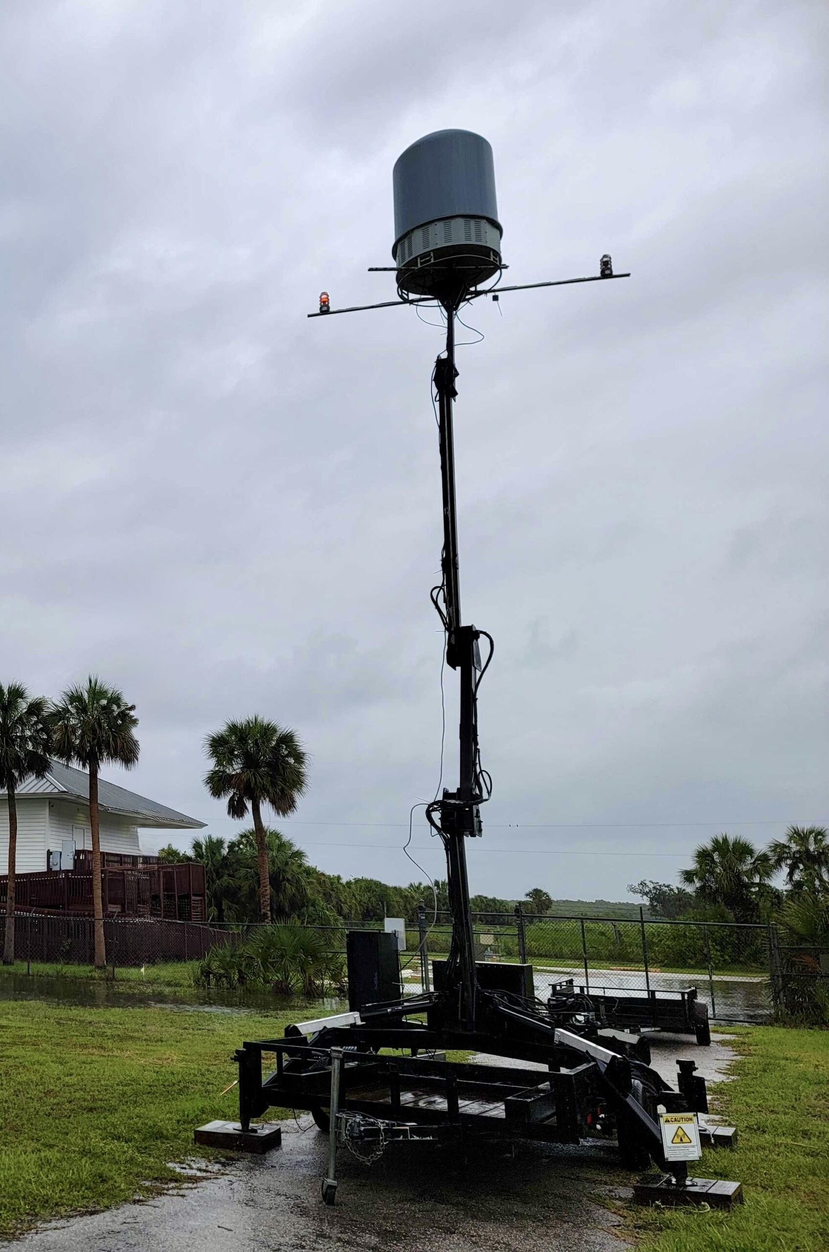 StormQuant's transportable Scorpion Tower for radars